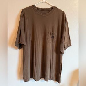 Chaps Brown Short Sleeve Men's Tee